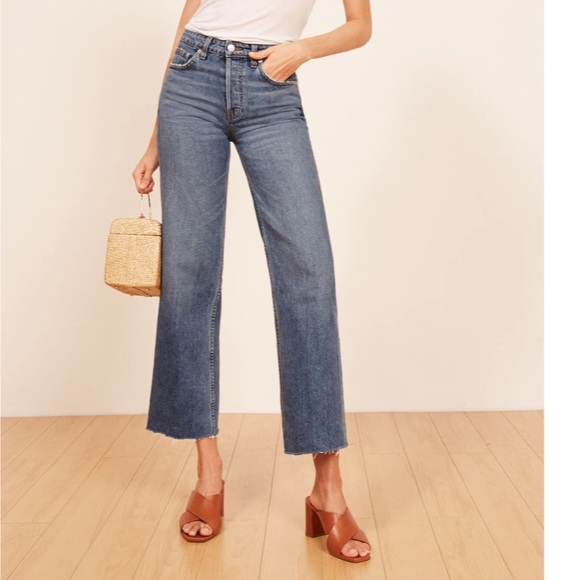 Reformation Denim - Reformation fawcett high waist crop Jean